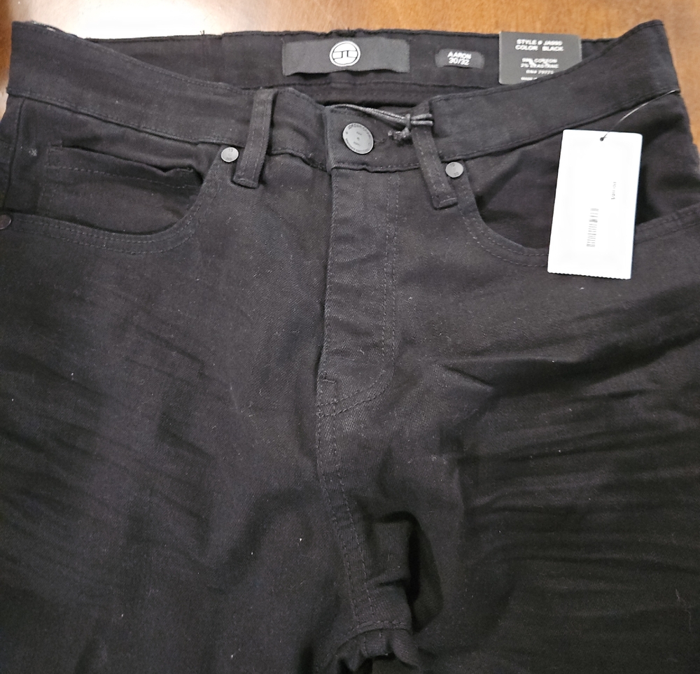 Men's Jordan Craig Reg Tapered Fit Black Jeans